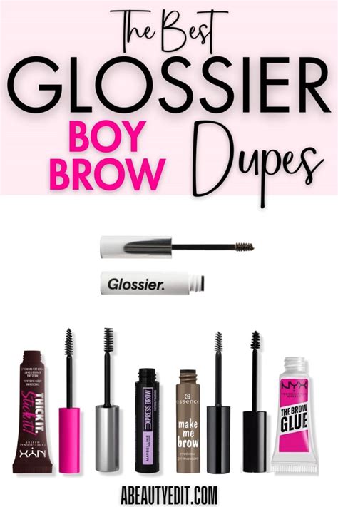 glossier brow gel dupe